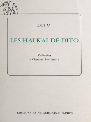 cover image of Les Haï-Kaï de Dito